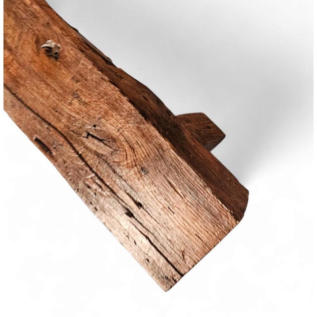 Brutalist Oak Coffee, 1960s For Sale - Image 6 of 18