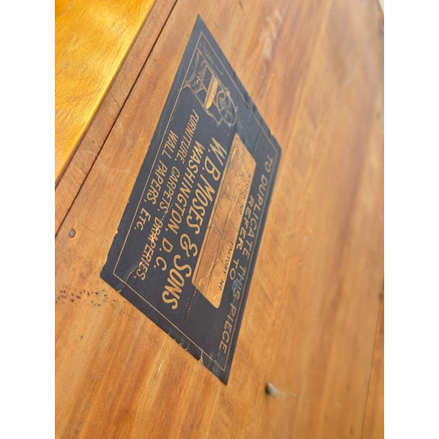 Vintage Burl Drop-Front Secretary Desk For Sale - Image 11 of 12