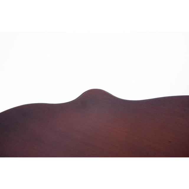 Mid-Century Modern Rococo Mahogany Table, France, 1870s For Sale - Image 3 of 11