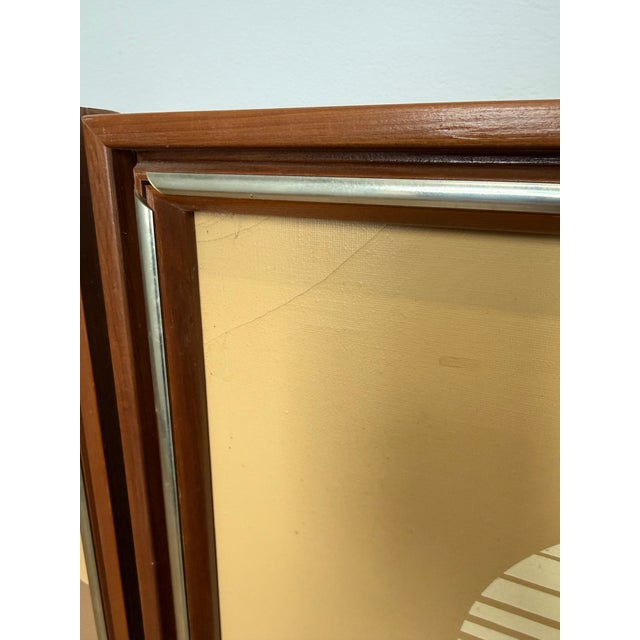 1970 Large Mid Century Modern Egret Wall Art - 1 Pair For Sale In New York - Image 6 of 9