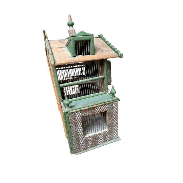 Folk Art Bird House Germany Antique For Sale In Aspen - Image 6 of 9