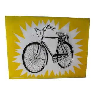 Lichtenstein Style Bicycle Shop Sign For Sale
