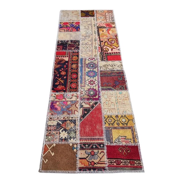 Mid 20th Century Anatolian Decorative Kilim Runner For Sale