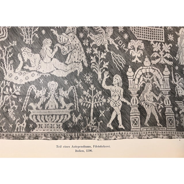 Antique Tapestry Chromolithograph Print For Sale - Image 4 of 9