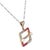 Traditional 1910s Edwardian Diamond Ruby Pearl 18k Yellow Gold Platinum Necklace For Sale - Image 3 of 7