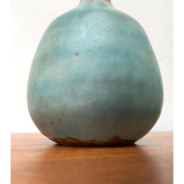 Mid-Century Minimalist German Studio Pottery Vase by Elke & Elmar Kubicek, 1960s For Sale - Image 14 of 16