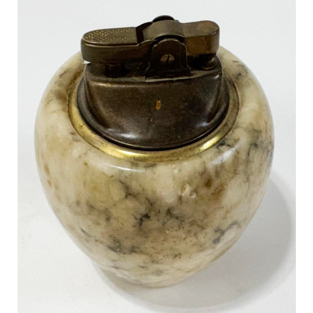 Vintage Stone Table Lighter For Sale In Kansas City - Image 6 of 9