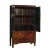 Vintage Cabinet with Paintings, 1950s For Sale - Image 3 of 4