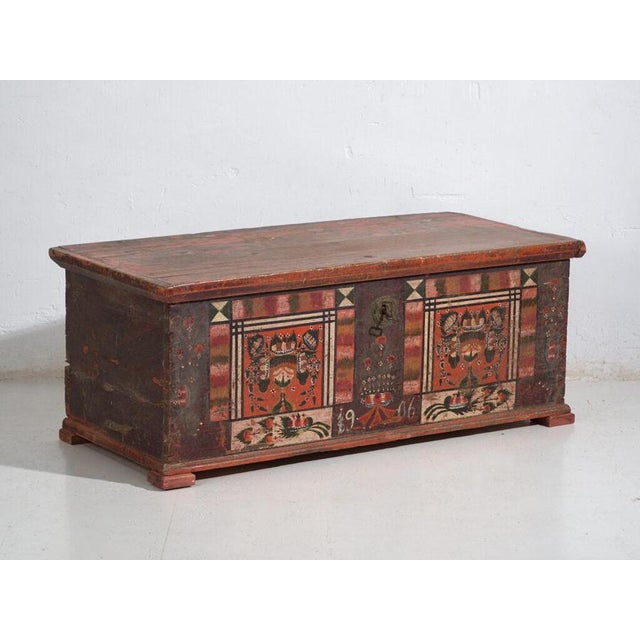 Tyrolean Bench-Trunk by Amaru, 1906 For Sale - Image 12 of 12