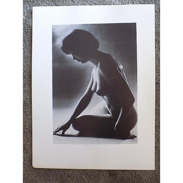 This set of three (3) German limited edition (un-numbered) dramatic black and white photogravures depict female nudes by...
