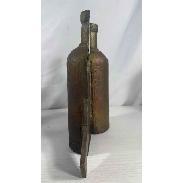 Abstract "Absolut/Halved & Flattened" — Abstract Bronze Sculpture, Herbert Simon Estate, 2001 For Sale - Image 3 of 6
