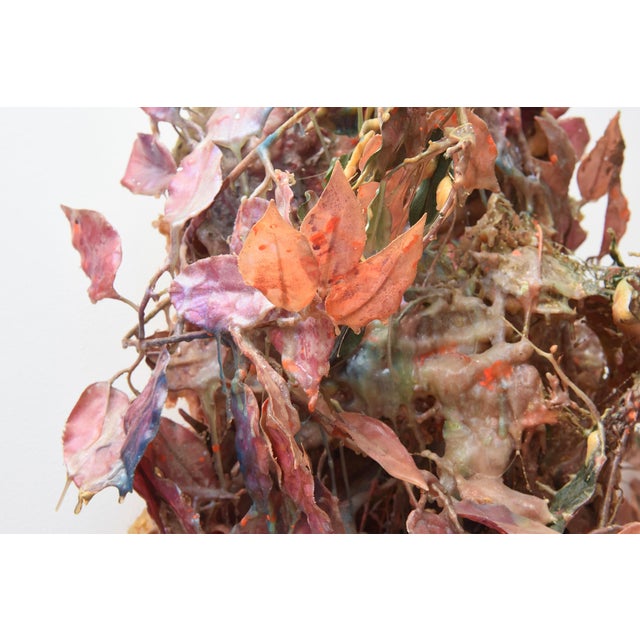 Plastic Christina Rodriquez MIxed Media Paint and Resin Wall Sculpture 2006 For Sale - Image 7 of 12