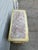 Vintage French Provincial Cream Floral Painted Four Drawer Dresser With Marble Top For Sale - Image 10 of 12