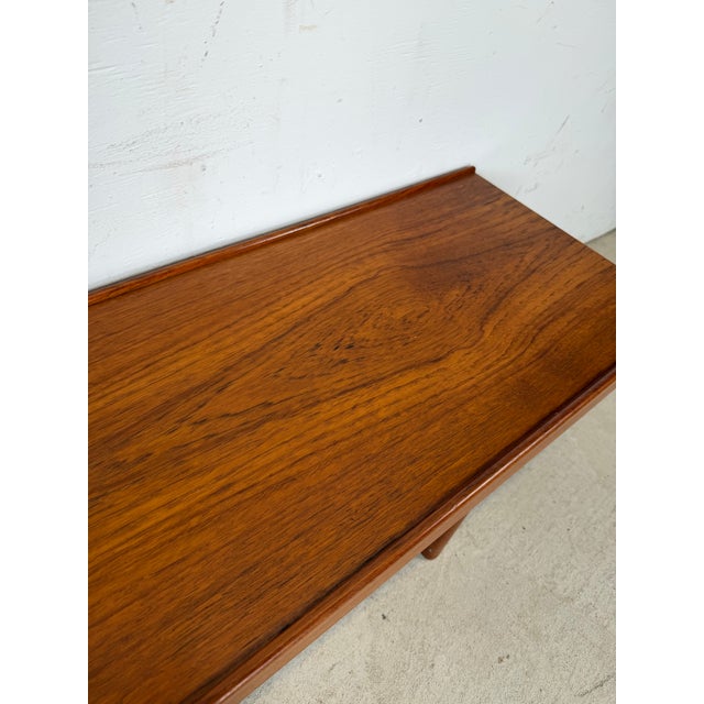 Bruksbo Vintage Torbjørn Afdal for Bruksbo “Krobo” Teak Bench, Norway 1960s — 79 Inches For Sale - Image 4 of 11