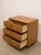 Chocolate Mid 20th Century Lowboy Elmwood Dresser For Sale - Image 8 of 9