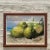 Wood Vintage Boho Monumental Contemporary Original Oil Painting of Coconuts, Framed For Sale - Image 7 of 10