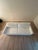 Crate & Barrel Crate & Barrel Gather Modern Track Arm Sofa - Monet Frost Chenille For Sale - Image 4 of 10