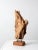 Mid 20th Century Mid-Century Wood Sculpture on Stand For Sale - Image 5 of 13
