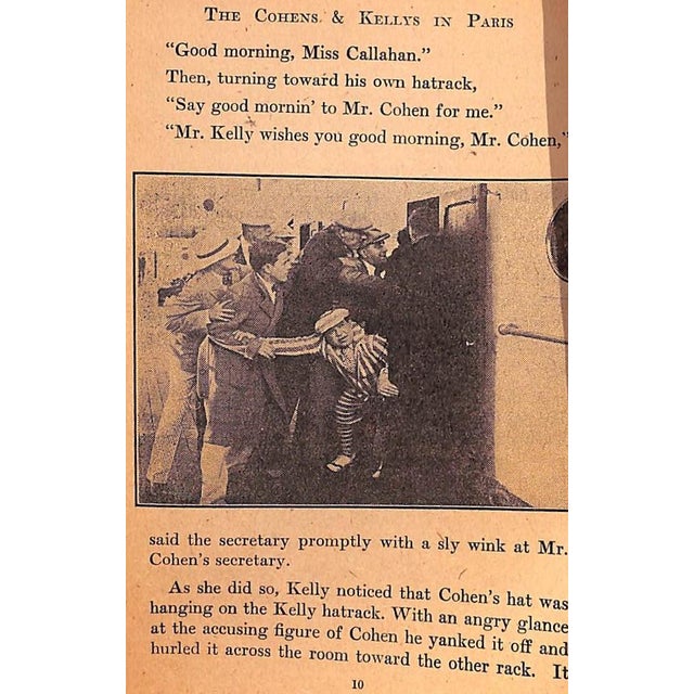 White "The Cohens and Kellys in Paris" Book 1928 Sidney, George and Macdonald, J. Farrell For Sale - Image 8 of 9