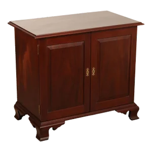 Chippendale Style Custom Mahogany Server Cabinet