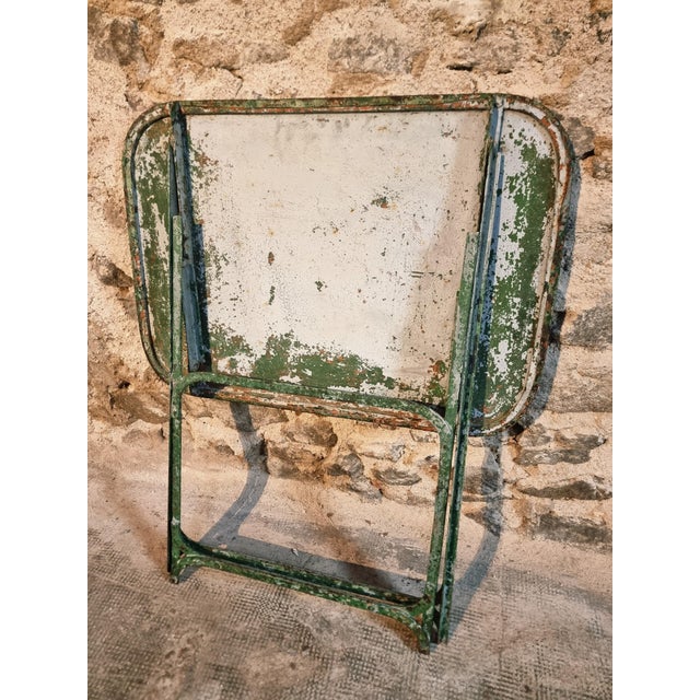 Vintage French Folding Bistro Table in Iron Folding, 1920s For Sale - Image 14 of 16