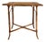 French Bamboo and Rattan Bistro Table, 1940s For Sale
