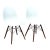 Eames Whole Molded Plastic Dining Chairs For Sale