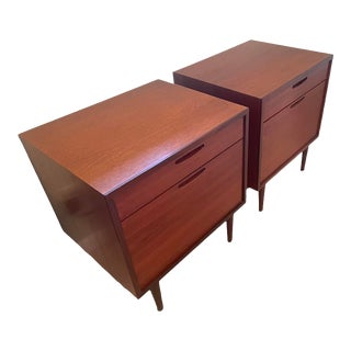 Mid 20th Century Mid-Century Modern Teak Kofod-Larson Up-Stands - a Pair For Sale