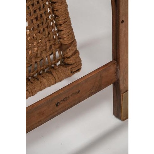 Mid-Century Rope Chair by Audoux & Minet, France, 1950s For Sale - Image 12 of 15