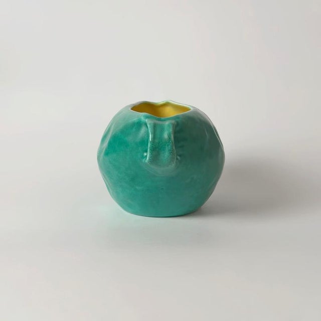 Arts and Crafts Green Glazed Model 1616 Planter from Bretby, England, 1930s For Sale - Image 4 of 10