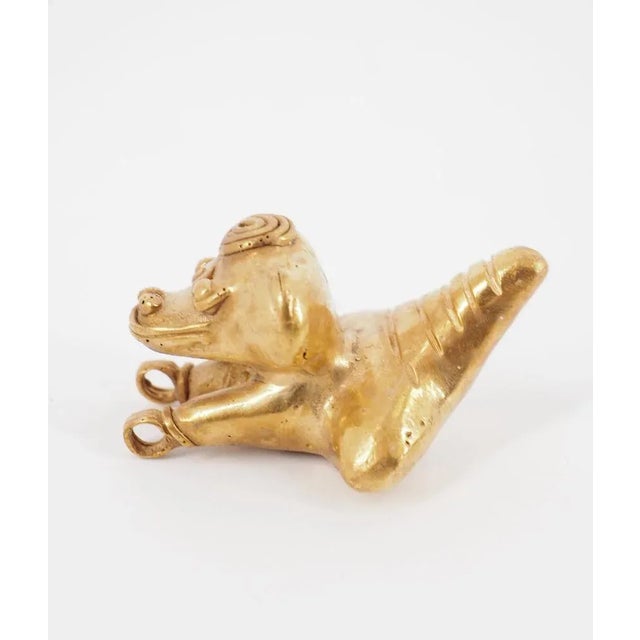Colombian Taïrona Tumbaga Statuette of Laughing Monkey For Sale - Image 4 of 6