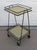 Metal Mid 20th Century Iron 2 Tier Rolling Bar Cart Mathieu Matégot Style For Sale - Image 7 of 18