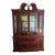 Traditional Broken Pedument China Cabinet For Sale