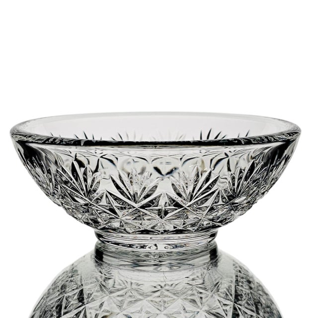 Waterford Hospitality Irish Lead Crystal Party Bowl With Box 5" For Sale - Image 11 of 15