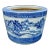 Blue & White Chinoiserie Large Jardiniere For Sale