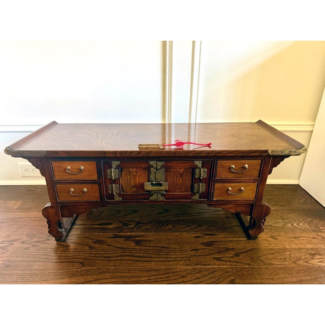 Fine Antique Korean Scholar Desk Ch'aeksang Joseon Dynasty For Sale - Image 9 of 14