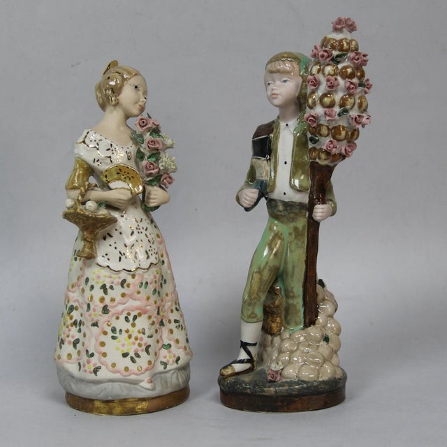 Ceramic Porcelain Figurines by Ramón Inglés, 1970s, Set of 2 For Sale - Image 7 of 7