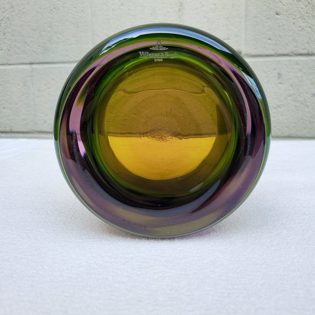 Glass Late 20th Century Villeroy & Boch Jewels Series Glass Bowl For Sale - Image 7 of 12