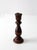 Mid 20th Century Vintage Turned Wood Candle Holder For Sale - Image 5 of 12