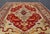 Red Early 20th Century Antique Turkish Fine Sivas Rug With Center Medallion in Red, Yellow & Light Green For Sale - Image 8 of 13
