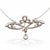 Antique Art Nouveau Platinum Pendant Necklace - 0.4ct Pear Cut Diamond Drop - For Sale - Image 4 of 6