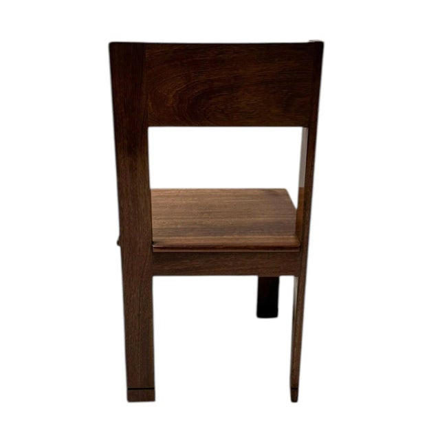 1920s Art Deco Modernist Side Chair by J.A. Muntendam for L.O.V. Oosterbeek, 1920s For Sale - Image 5 of 13