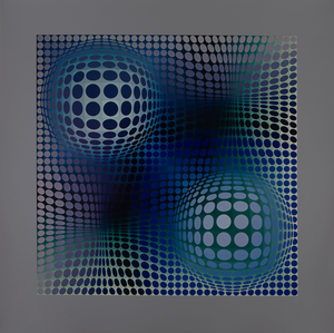Victor Vasarely, FENY, Etching