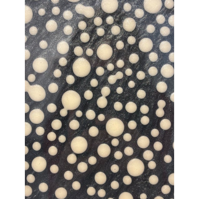 Abstract Dots Square Art Contemporary Abstract Painting by Bruce Riley For Sale - Image 3 of 3