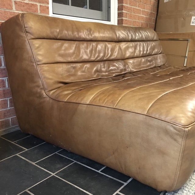 Restoration Hardware Chelsea Leather Sofa Chairish