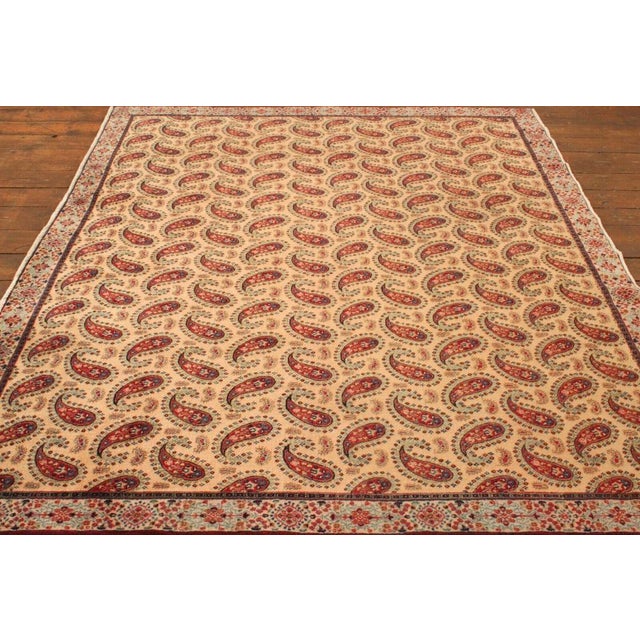 Middle Eastern Hand-Knotted Rug in Wool For Sale - Image 3 of 11