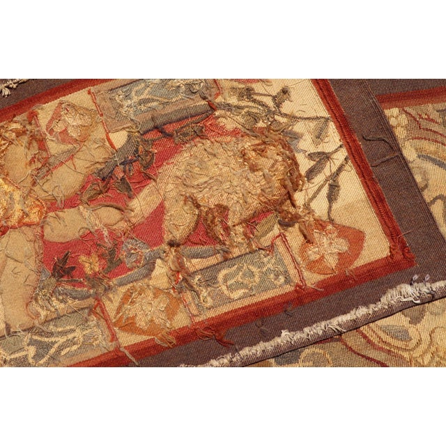 Antique French Fine Weave Tapestry in Excellent Condition For Sale - Image 12 of 12