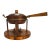 1920s Arts & Crafts Copper & Oak Chafing Dish For Sale