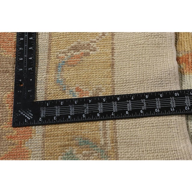 Vintage Modern Turkish Oushak Rug - 11'10 X 15'06 For Sale In Dallas - Image 6 of 9