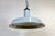 Industrial Light Blue Enamel Factory Pendant Lamp, 1960s For Sale - Image 9 of 18